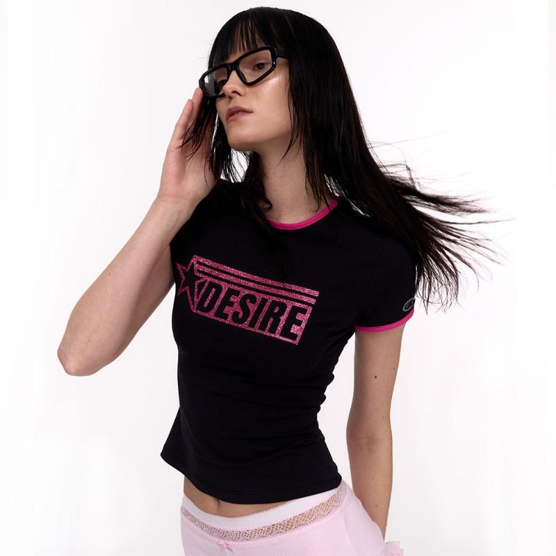 DESIRE BABY TEE (BLACK)