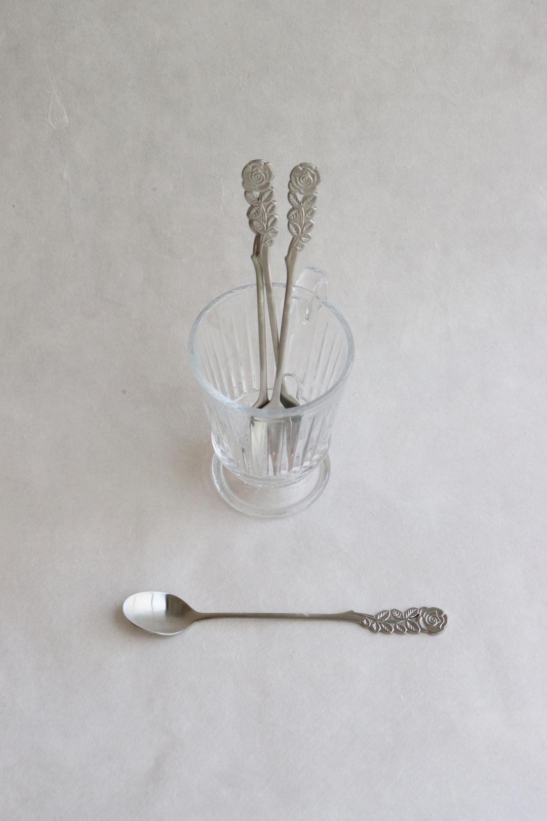 rose tea spoon