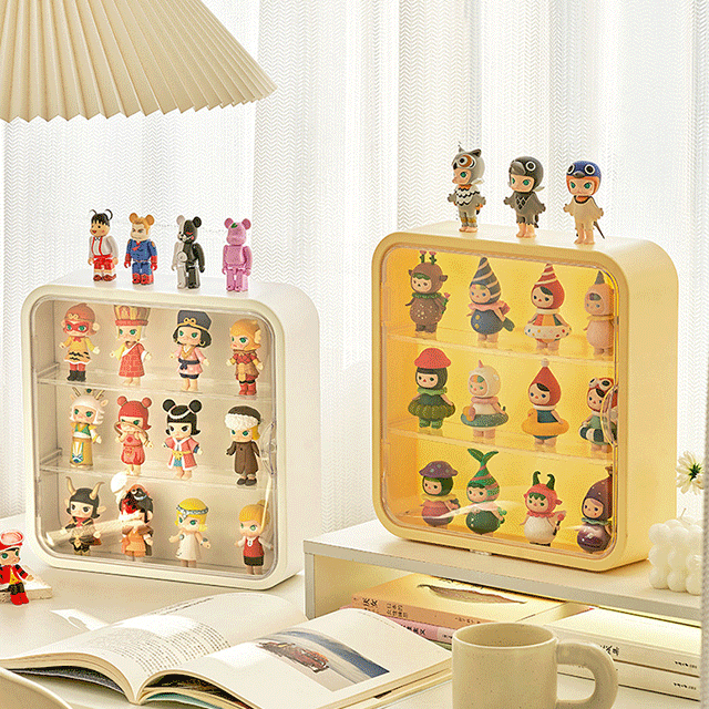 (NEW) 큣셀링 다용도 먼지방지 피규어 올인원 정리 정리함 정리대 진열장 진열 향수진열대 화장대수납함 보관함 서랍 향수장