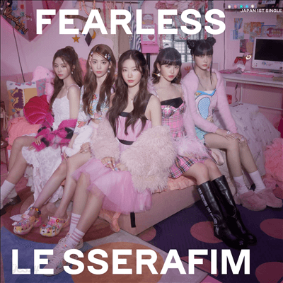 르세라핌 (Le Sserafim) - Fearless (Limited Edition - B)(CD+DVD)(미국빌보드집계반영) - 예스24