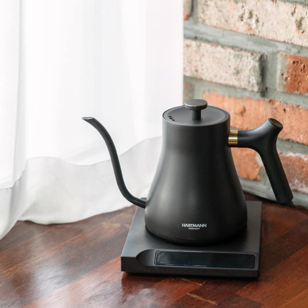 하트만 전기 커피 드립 포트 온도조절 보온 전기주전자 미니 티포트 홈카페