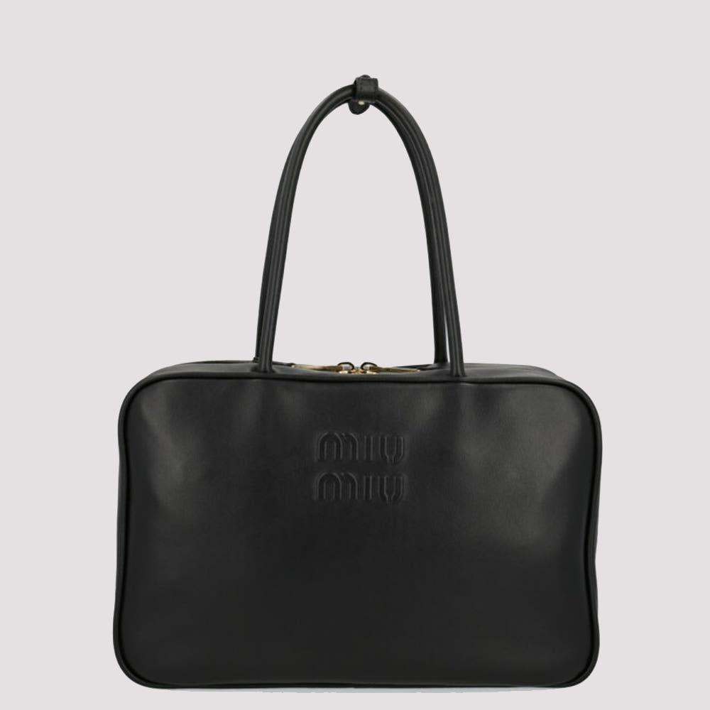 미우미우 보백 토트백 블랙 24FW 런웨