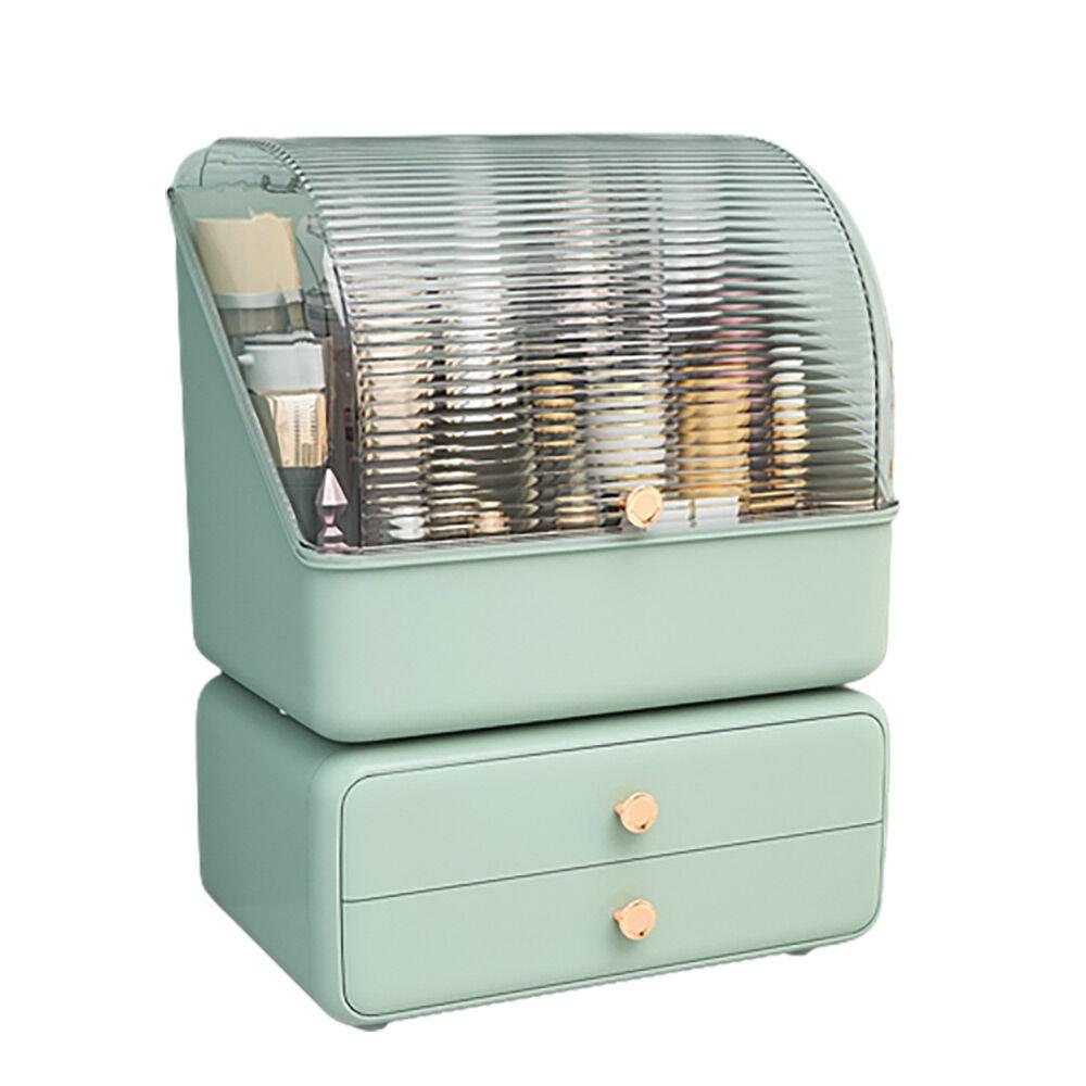 홈블리데이 클래식 파스텔톤 컬러 2단 분리 화장품정리함