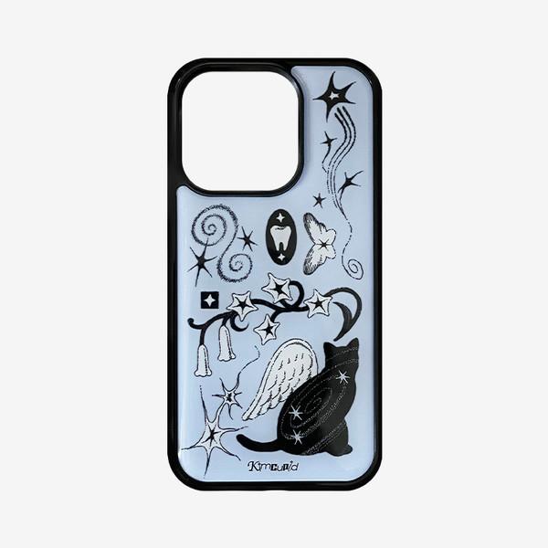 [에폭시 범퍼 케이스] Pieces of the Dream (angel) - Black