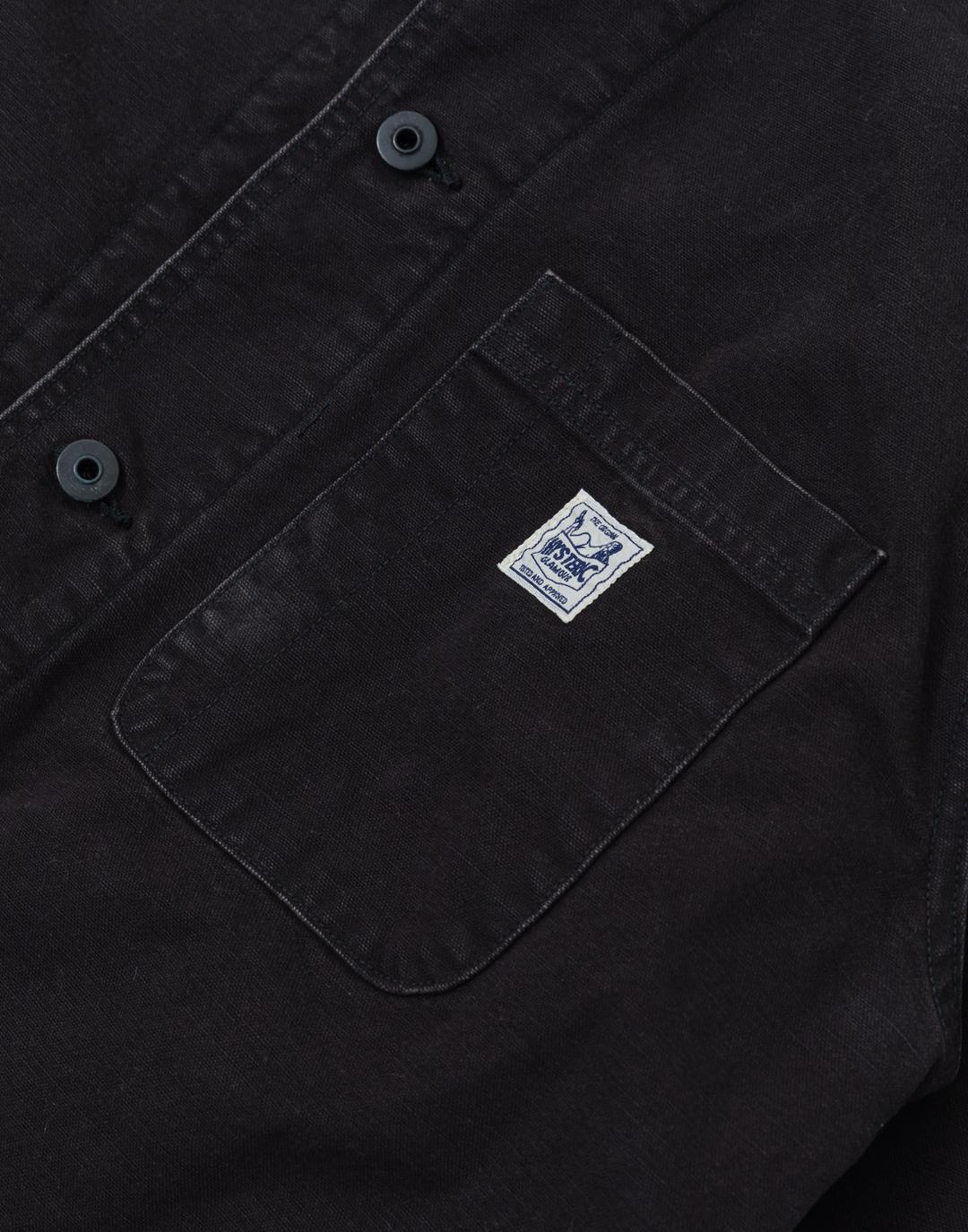 Fleece-Lined Coverall Jacket (Black)