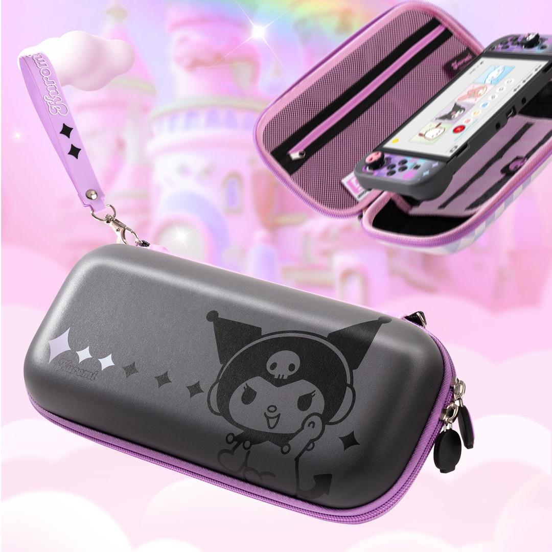 GeekShare x Sanrio Gaming Time Carrying Case for Switch&OLED - Kuromi