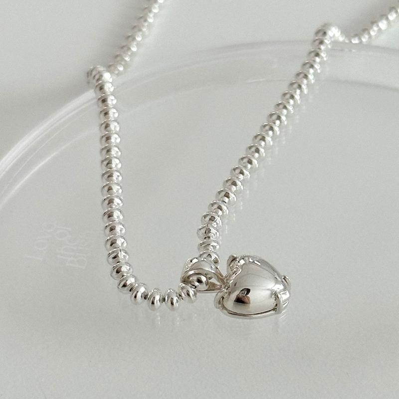 ADORABLE CHAIN HEART SILVER