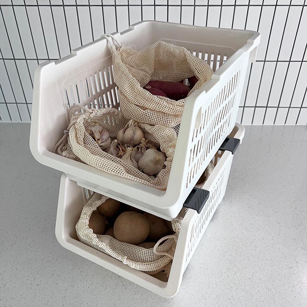 야채 보관함 다용도 정리함 야채 스토커 소형