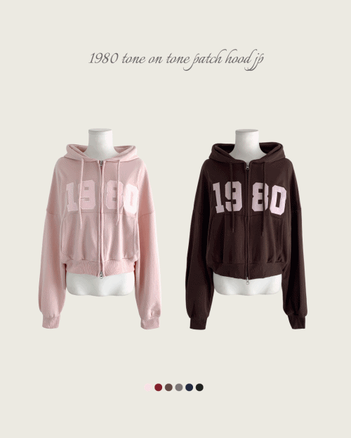 클라우드이모션 [ MD PICK ] 1980 톤온톤 패치 후드 JP
