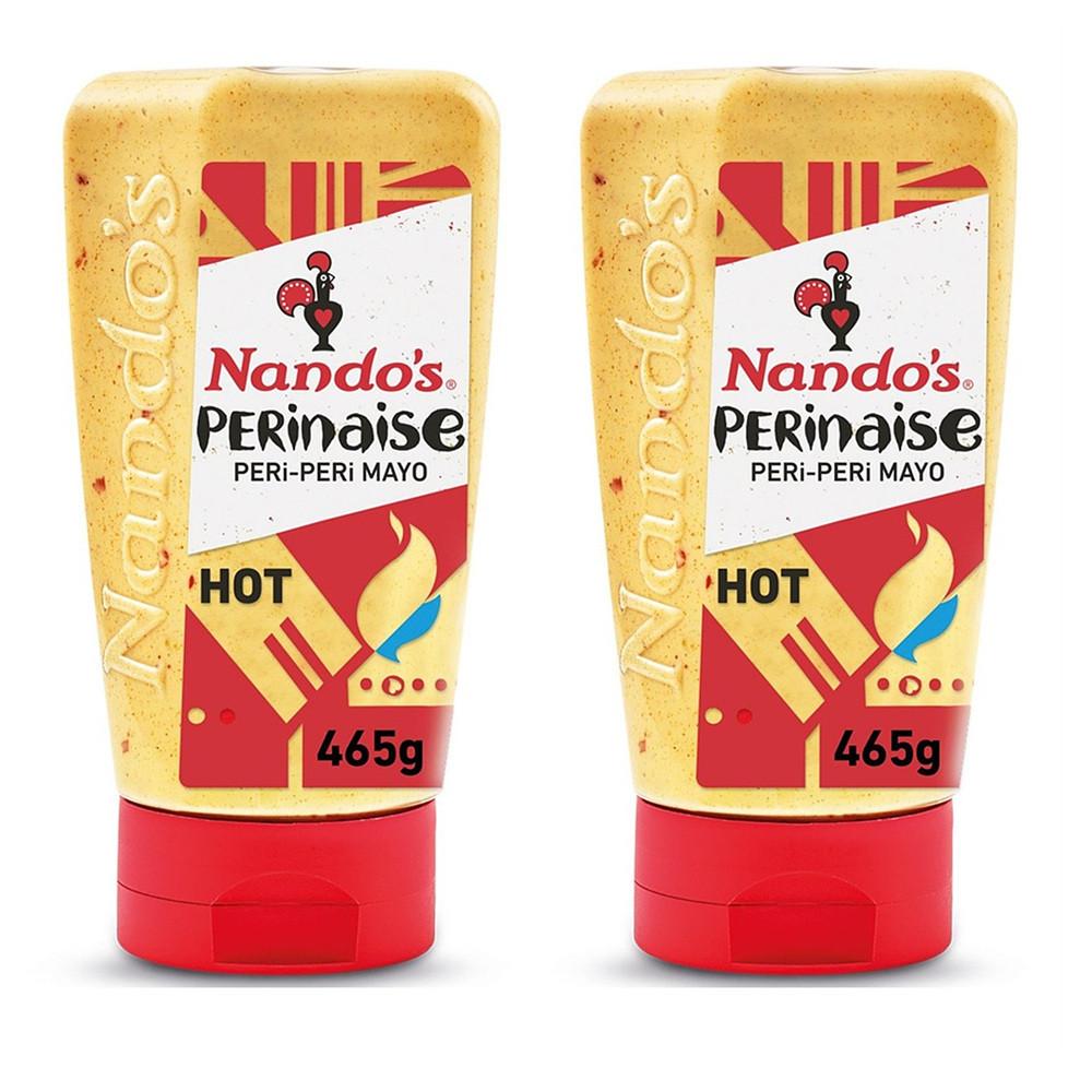 Nandos난도스 페리페리 마요네즈 핫 소스 465g 2개     Perinaise Mayo Hot Large