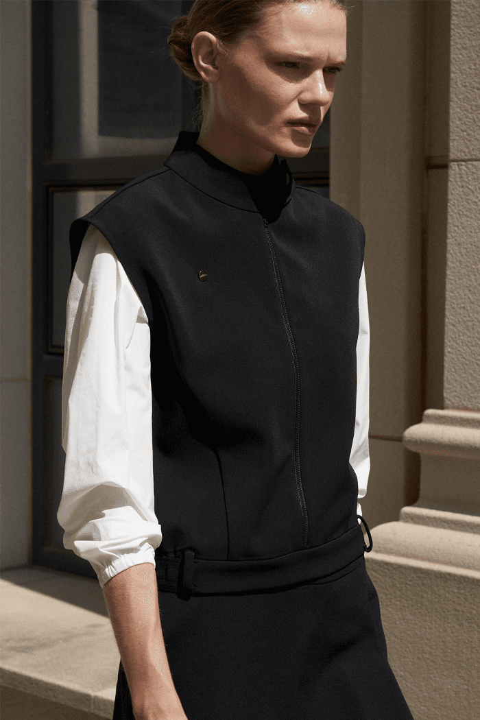 클래시 스트레칭 아우터_블랙