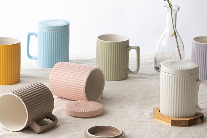 [리퍼] 마카롱 머그컵 예쁜머그잔 350ml 7color