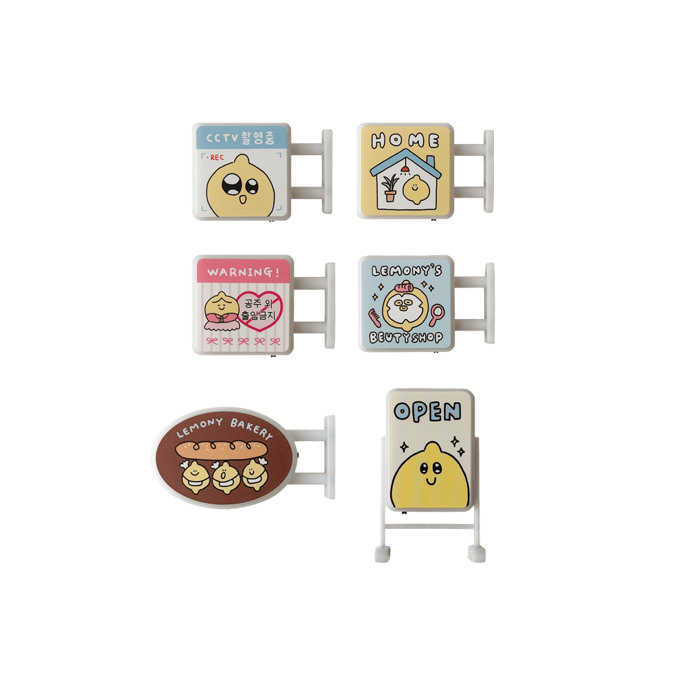 세모 led 사인 마그넷