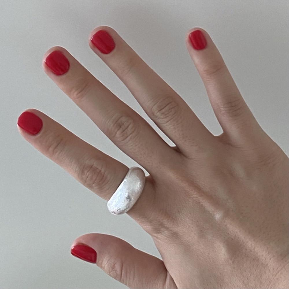 이 화 [볼드 라운드 링, bold round ring] silver925