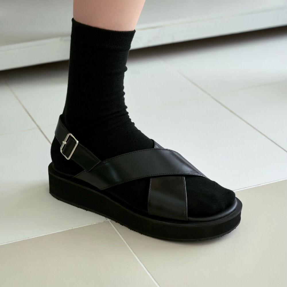 platform sandals (2colors)