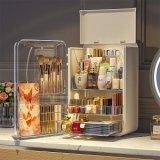 대용량 화장품 대형 정리대 진열대 향수 아크릴 수납 테이블랙