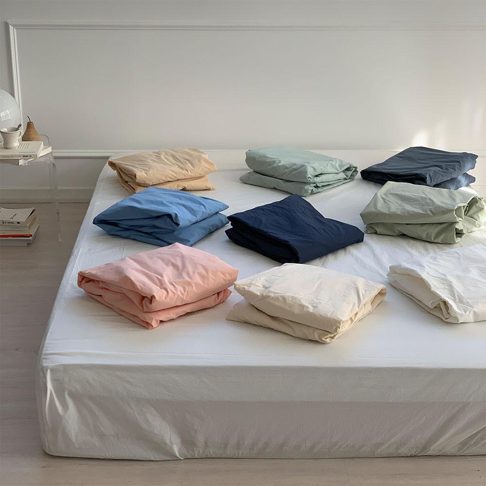 [라튤립] 세이지 먼지없는 60수 고밀도 사각거리는 매트리스커버 9 colors