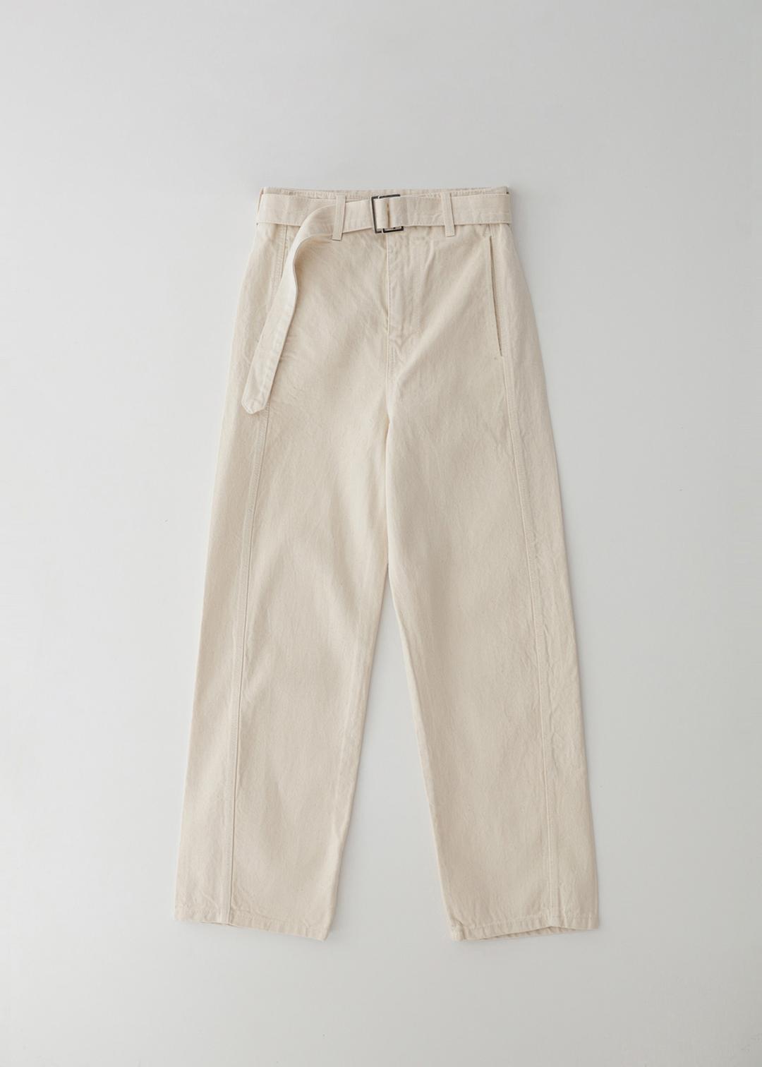 Line Tapered Jeans(Ivory)