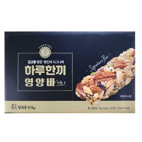 김규흔명장 명장의 시그니처 하루한끼 영양바 시즌2, 25mg, 40개
