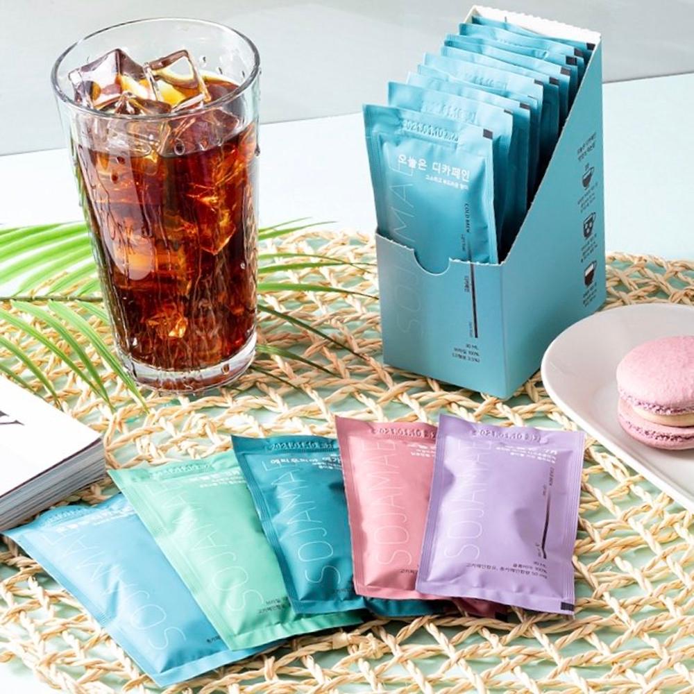 소자매커피 콜드브루 파우치 선물 세트(30ml x 10) 더치커피 아메리카노 원액