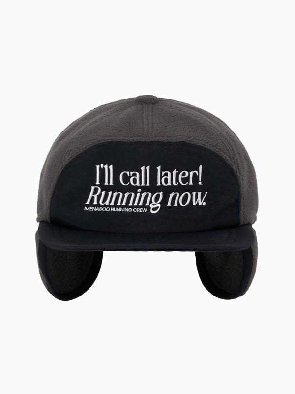 Hide Earmuffs Cap_Charcoal