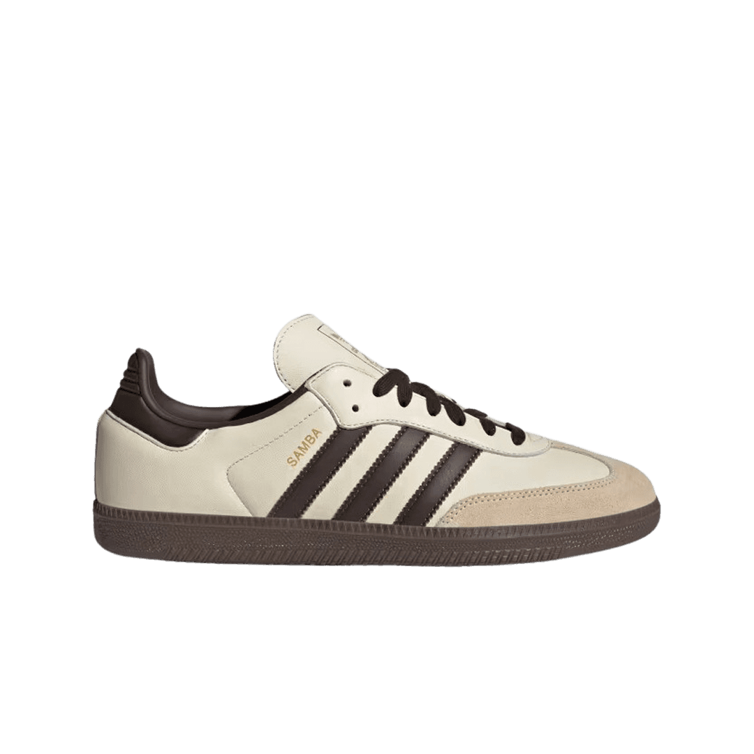 Adidas Samba OG Cream White Dark Brown