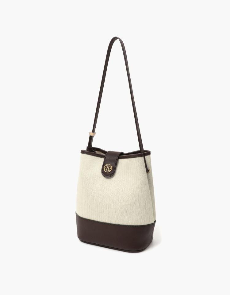 town bag (bucket shoulder) - brown