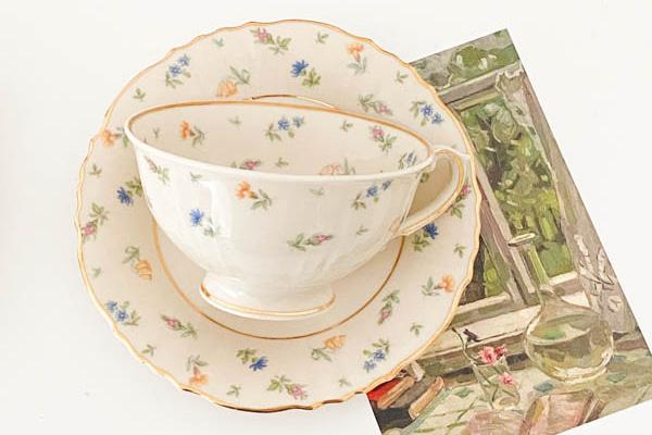 [vintage] SYRACUSE cup & saucer set 75