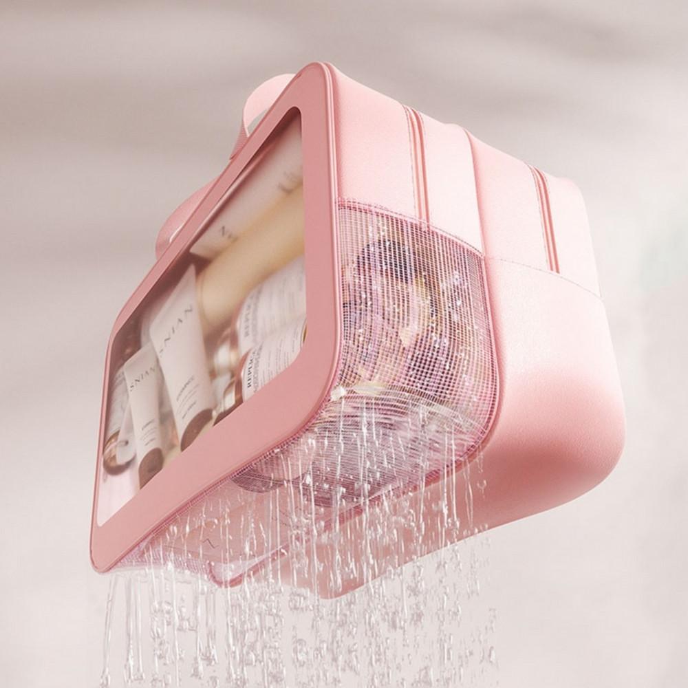 메쉬 방수 수영가방 샤워가방 목욕가방 2단분리 습식건식 중형