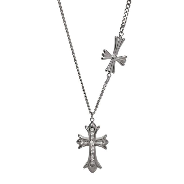 ★送料 関税込★Kashiko★Layered Slide Earphone Necklace★ Kashiko ] Layered Slide Earphone Necklace - Silver Which