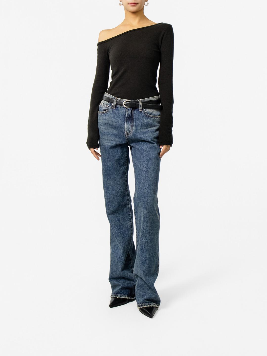 빈티지 틴워싱 데님 팬츠