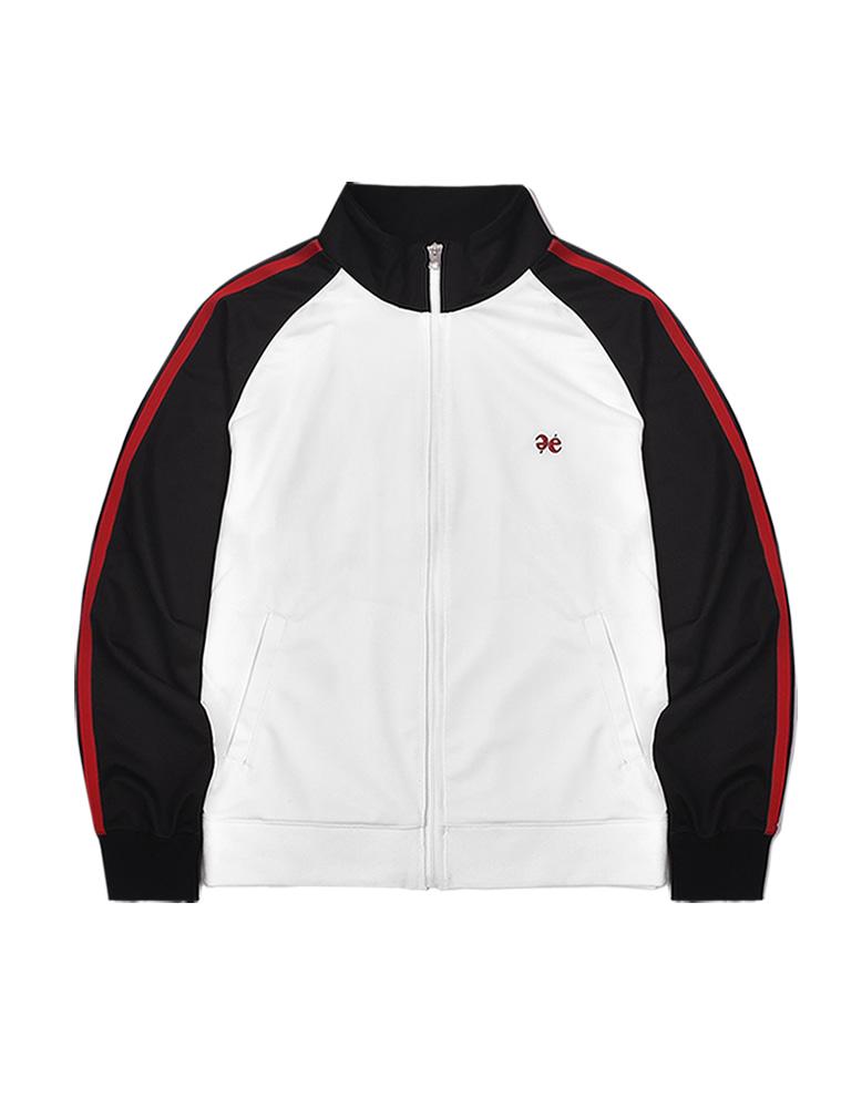 Basic Logo Track Zip-Up - Black