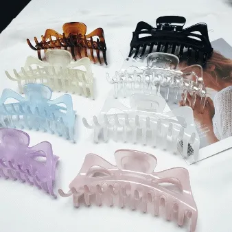 (찜이벤트)대왕집게핀15cm 올림머리핀 왕헤어핀 칼라 빅사이즈 국내산