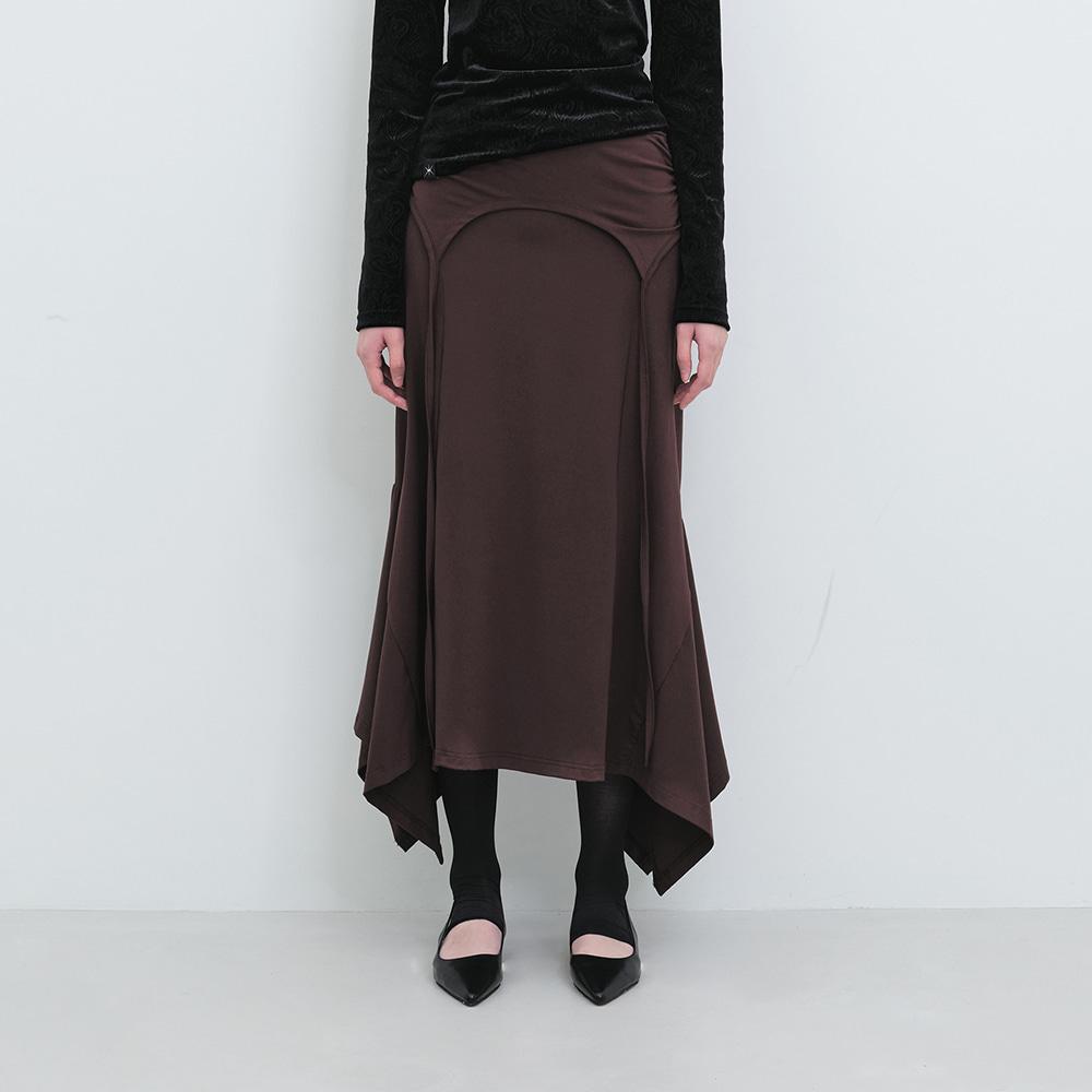 Layered Skirt (Brown)