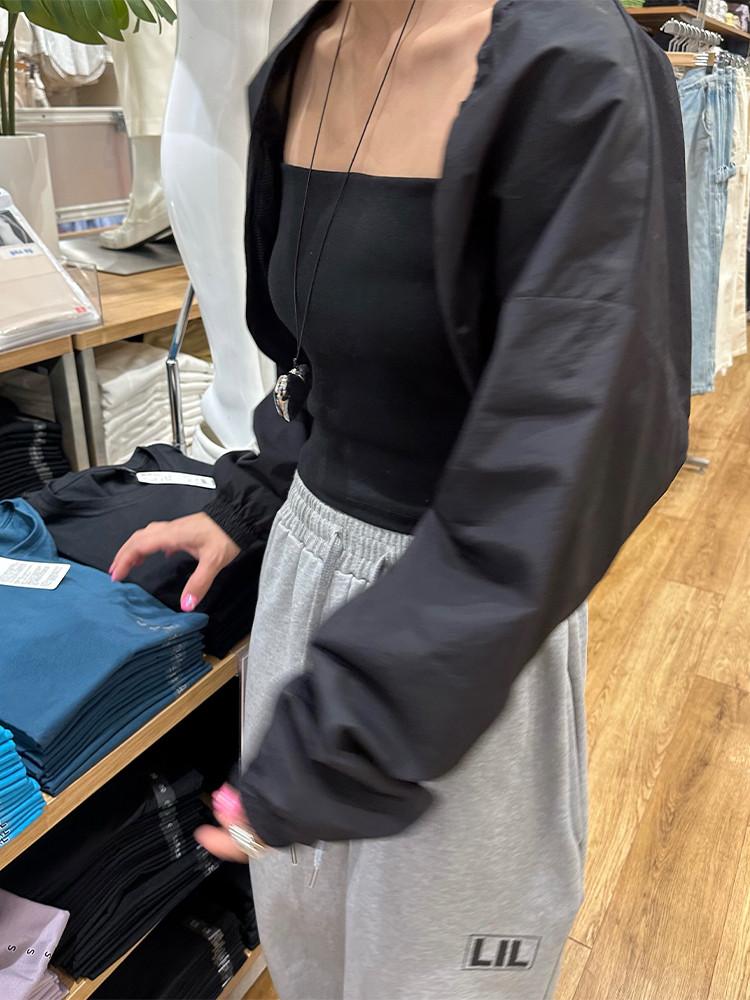 나일론 볼레로 (2color)