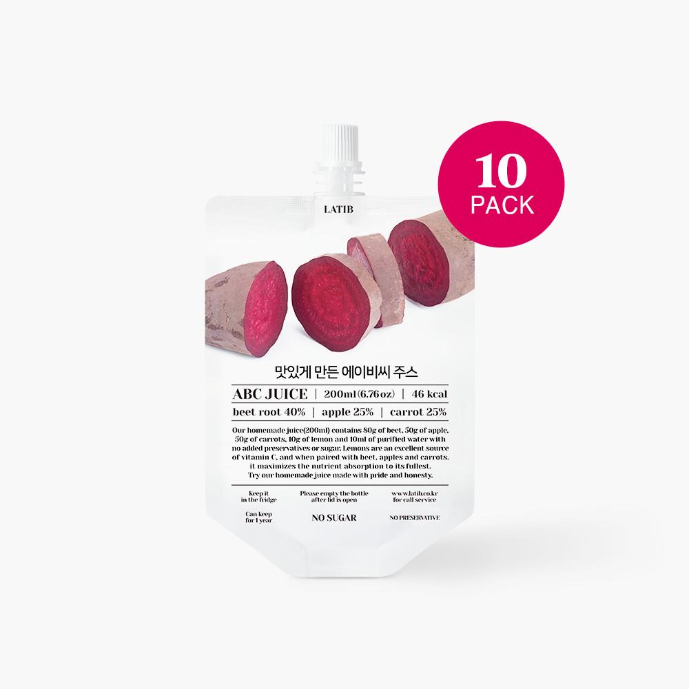 프리미엄 라티브ABC쥬스 10일플랜 200ml x 10포 [원산지:국산(제주특별자치도 제주시) 등]