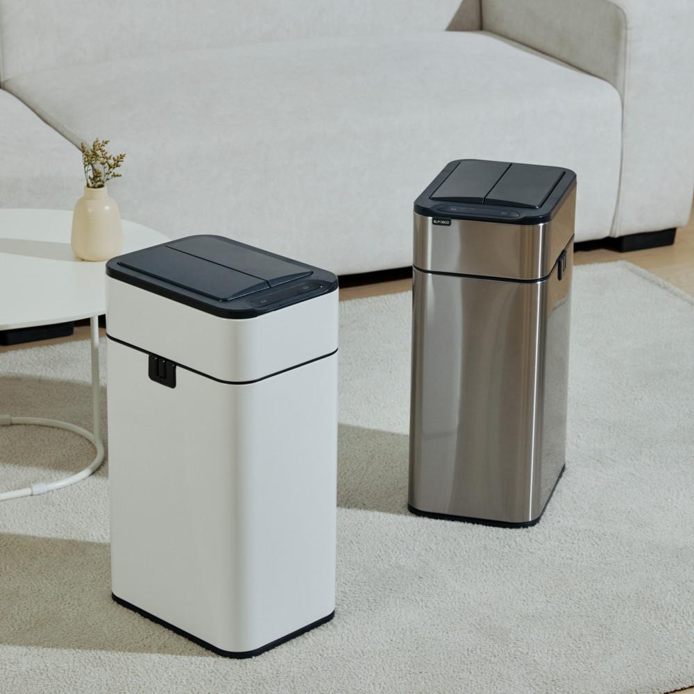 엘페코 자동센서 스마트 휴지통 30L 냄새차단 기저귀쓰레기통 대용량