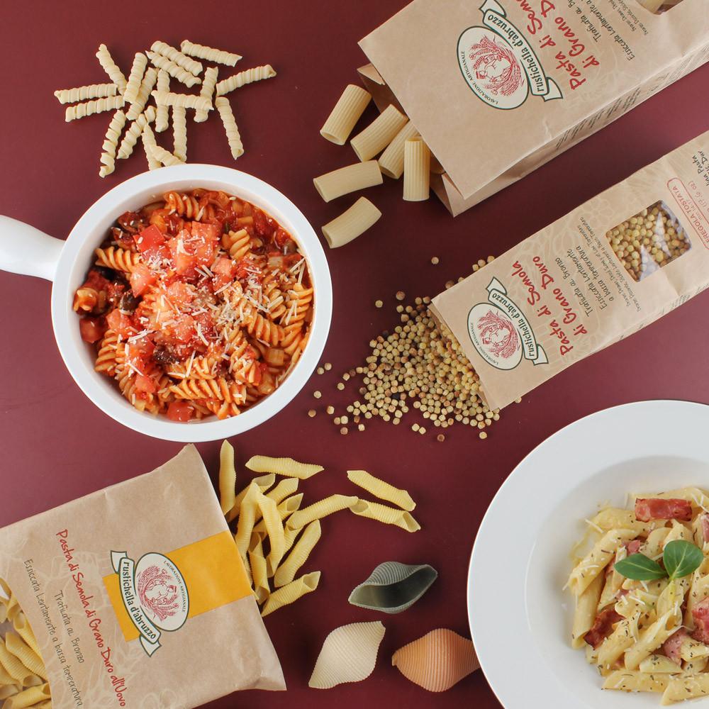 루스티켈라 펜네 리가토니 푸질리 파케리 프레골라 파스타 스파게티면