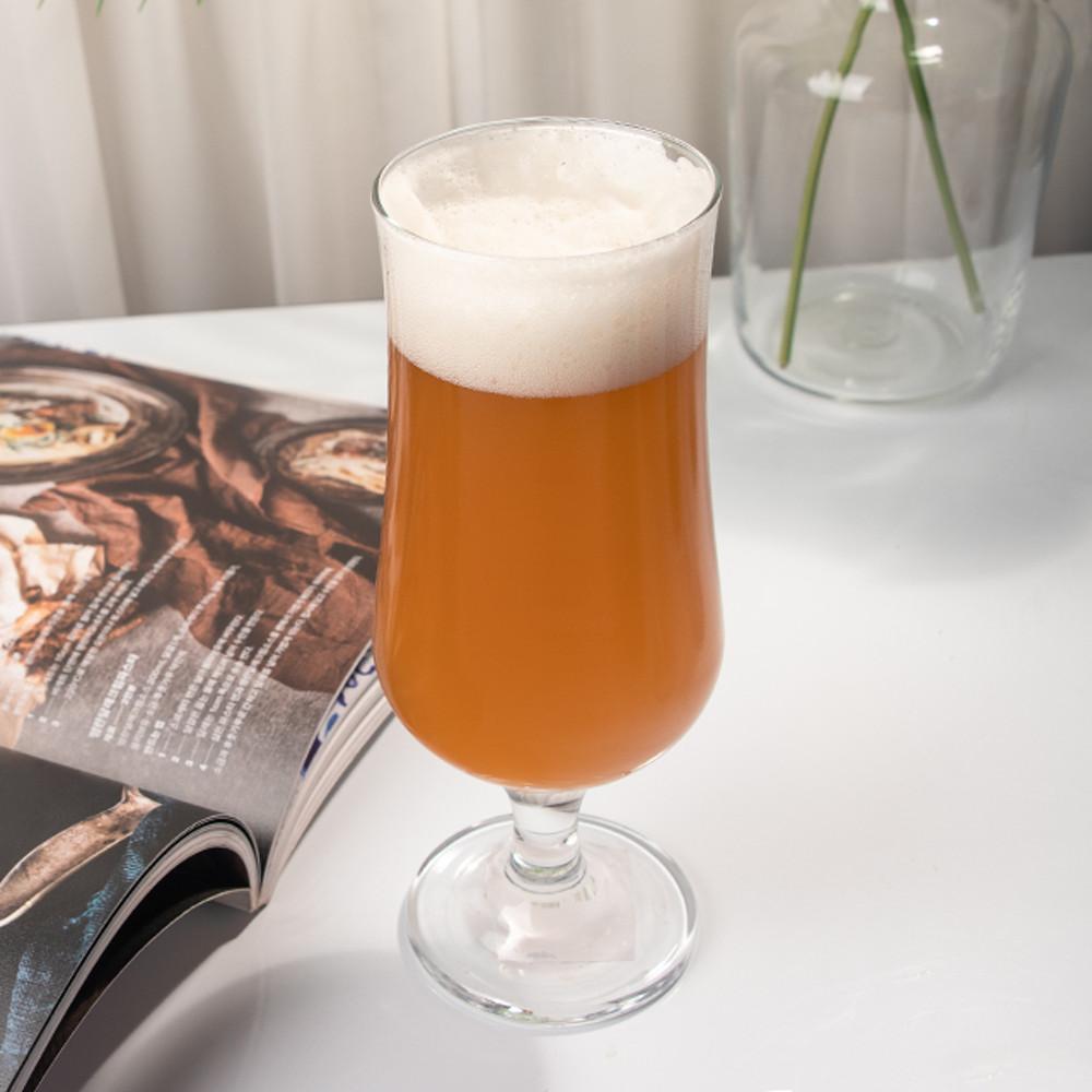 [디시위시] 파사바체글라스 부케에일 튤립잔 380ml 전사인쇄 유리잔인쇄 홈빠전용 맥주컵 고블렛 맥주 글라스