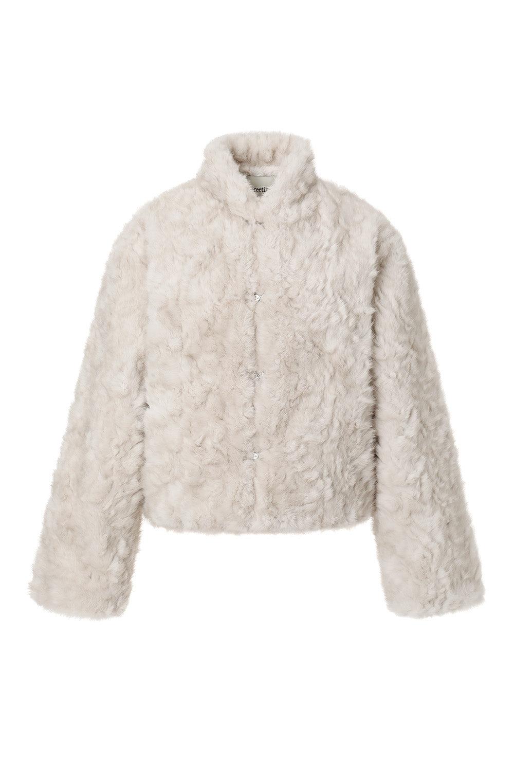 [releasing 10.30 12pm KST] Ribbon tie fur jacket