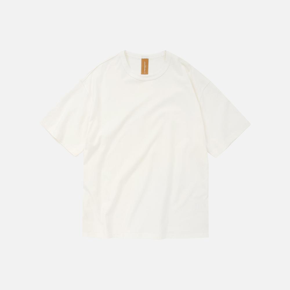 OG Double rib oversized tee _ white