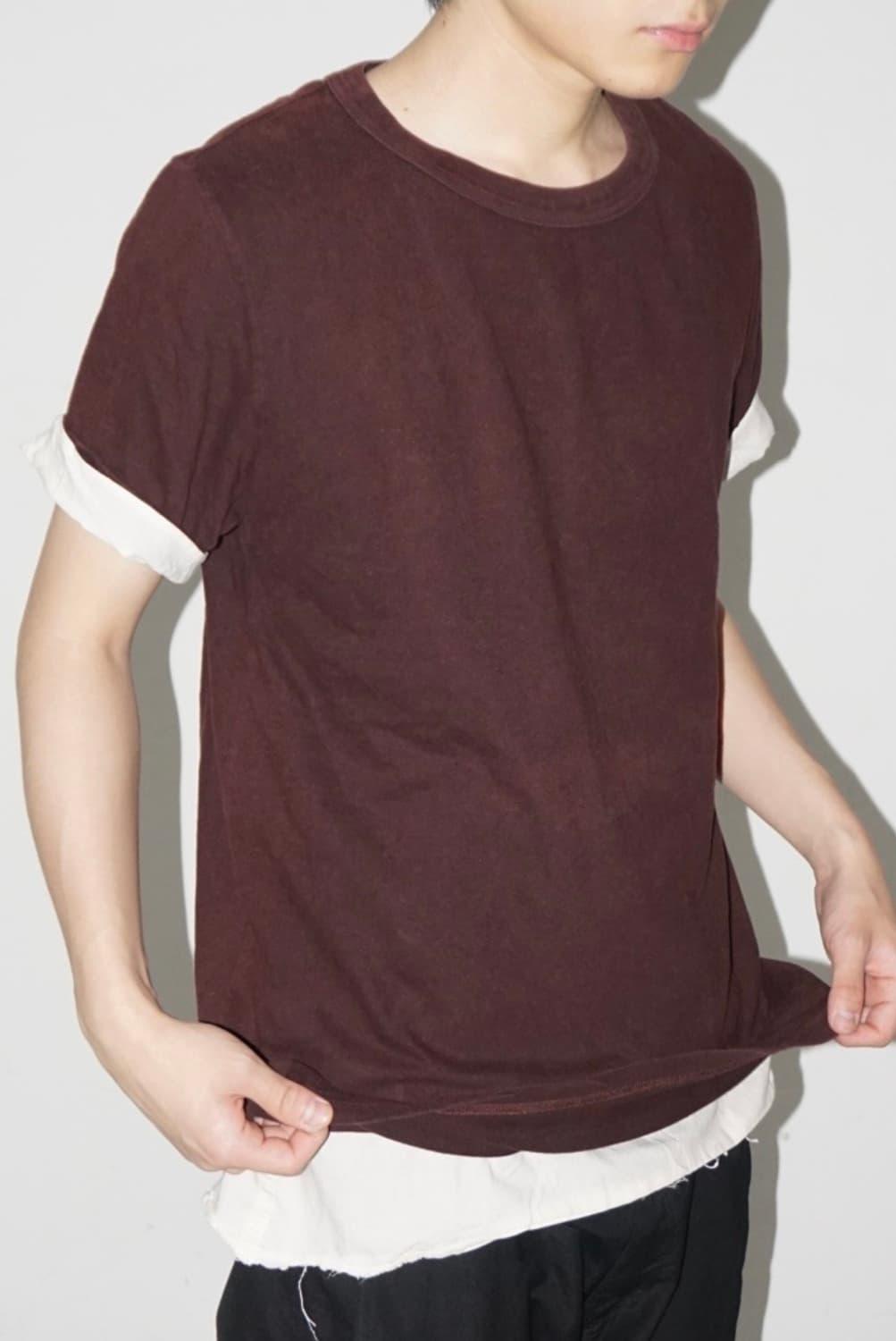 Bed J W Ford burgundy short-sleeve | 후루츠패밀리