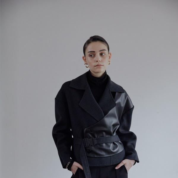 60%OFF]Handmade coat (발열안감) ; charcoal