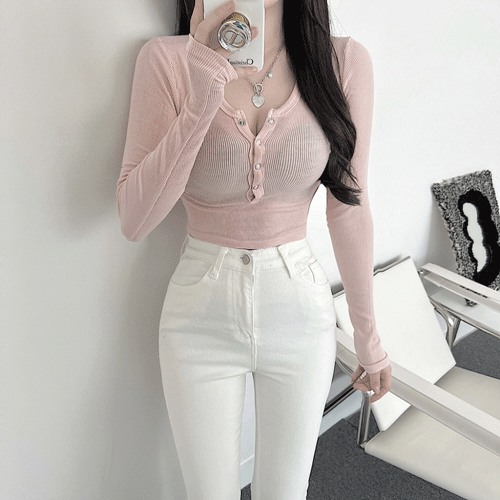 [핏보장/손목까지붙는] 로아 또또 T -6color