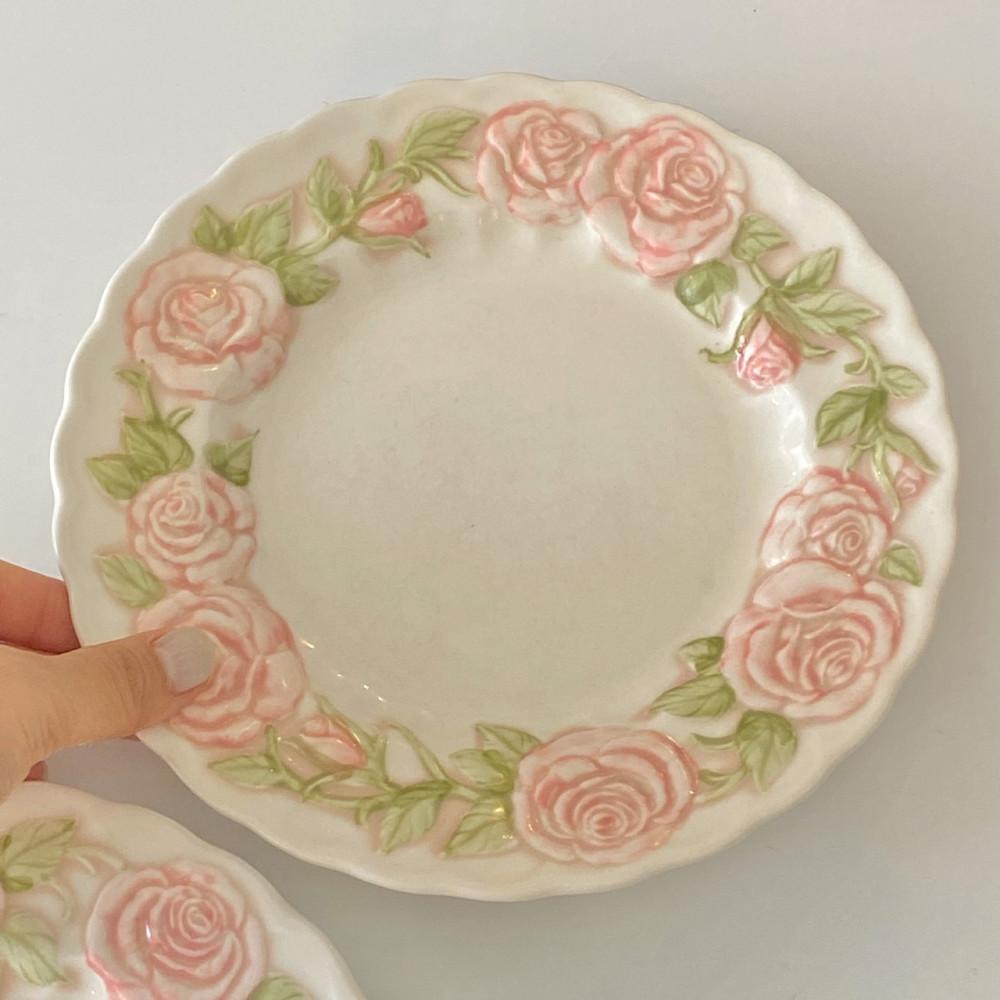 [중고]빈티지 멧록스 버논 로즈 디저트