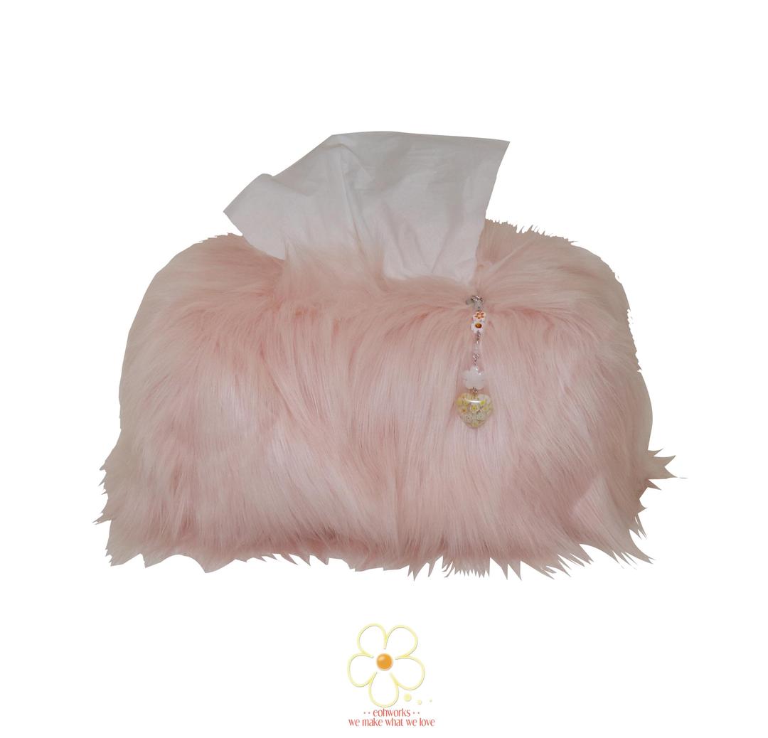 creepy pink lemon monster tissue case