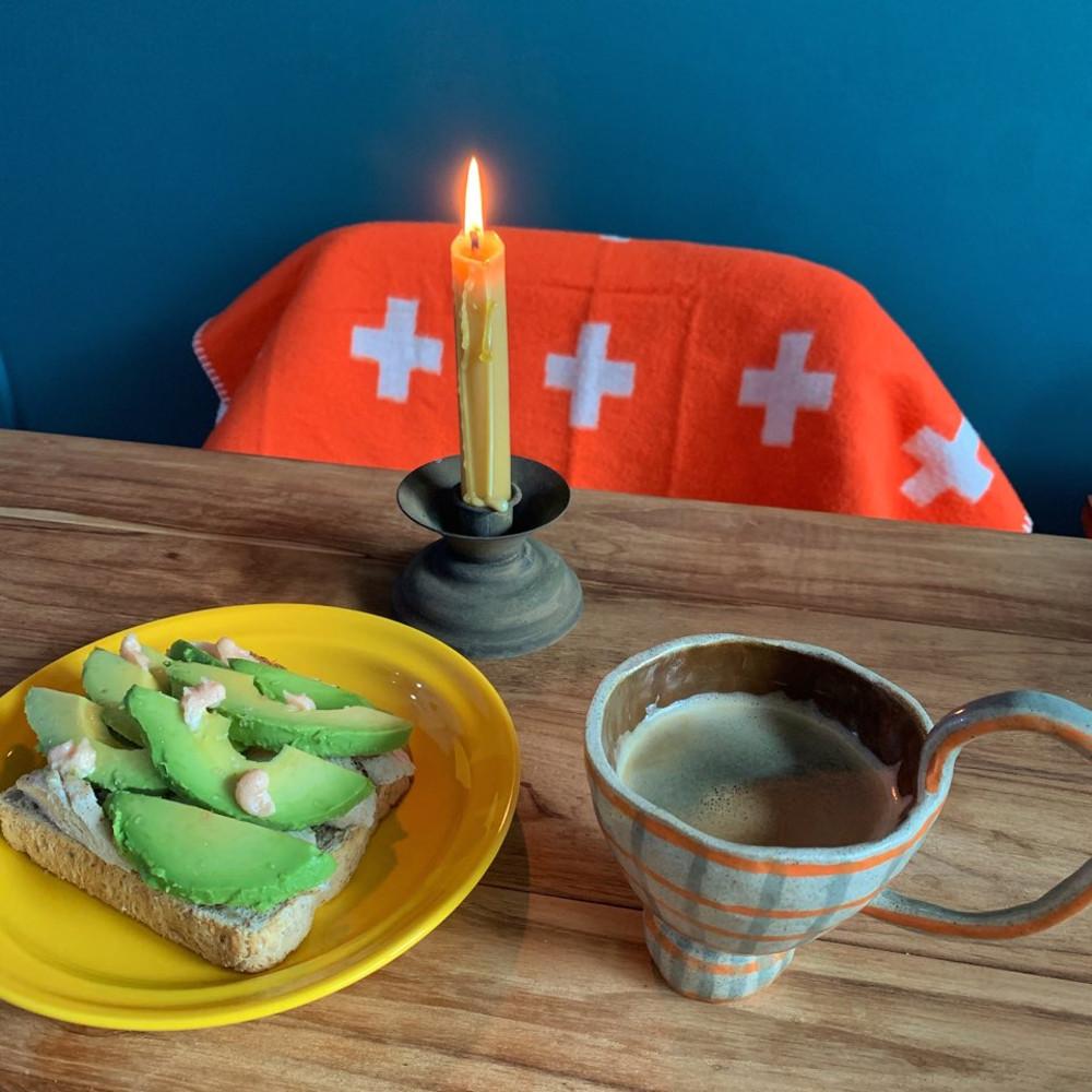 무타 빈티지 테이퍼 촛대 인테리어 캔들홀더 - 베이직 써클