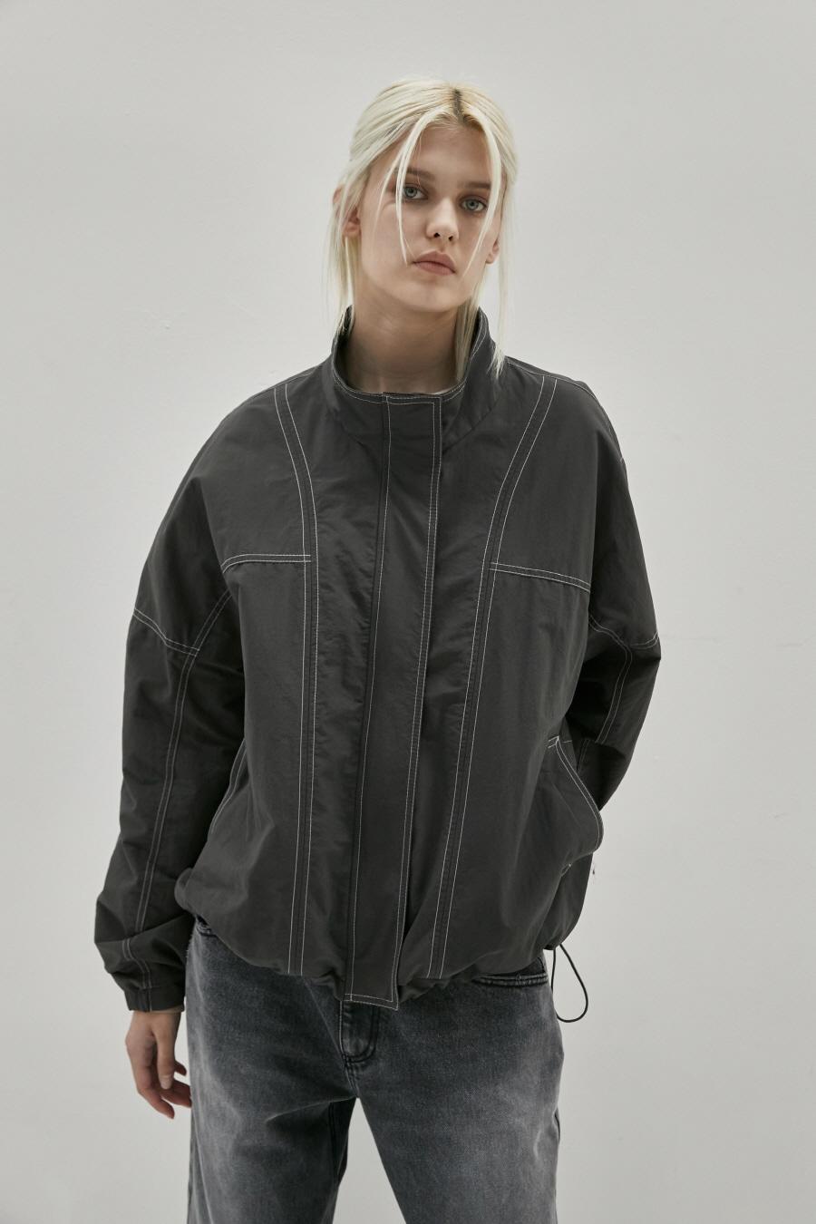 디바이드 스티치 블루종 CHARCOAL