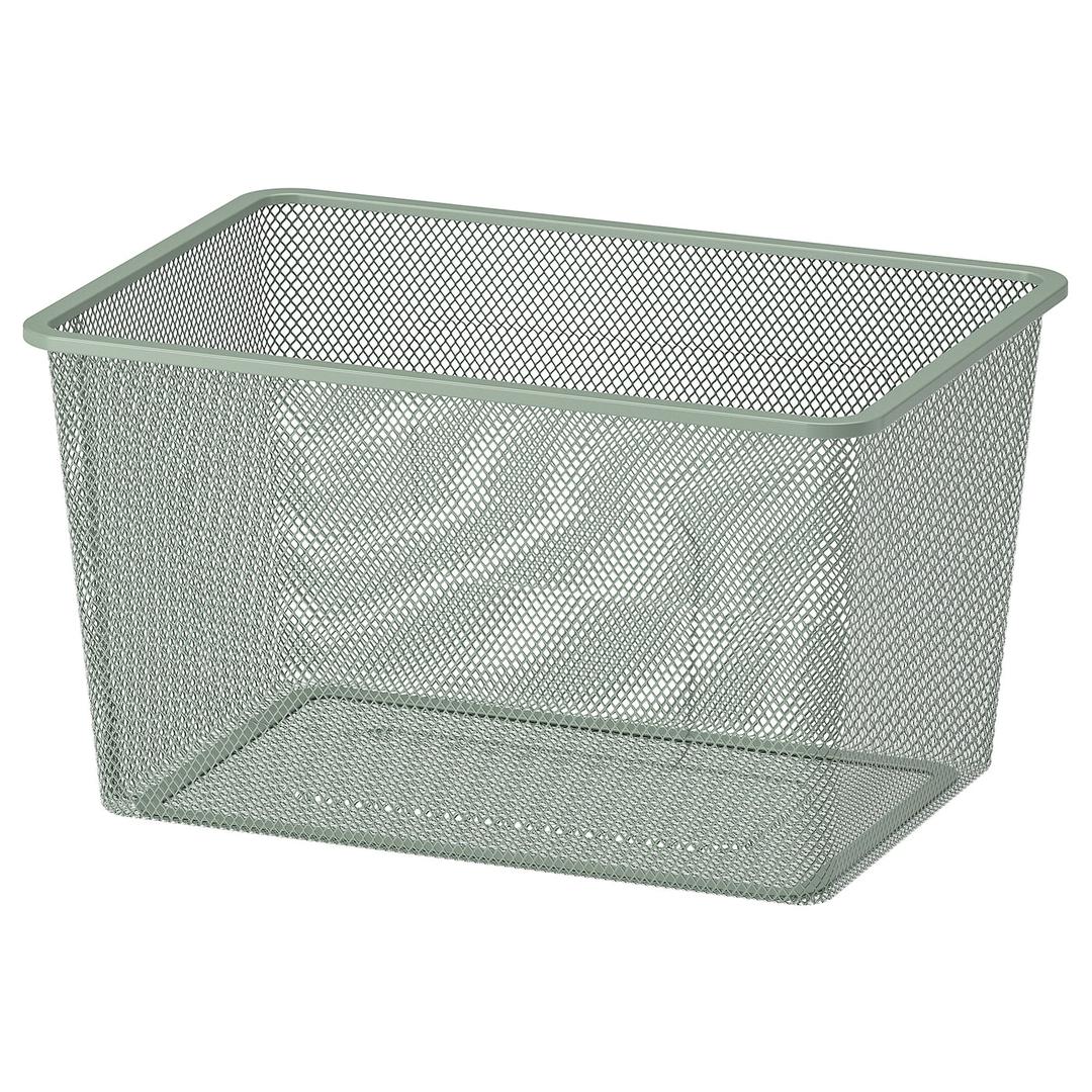 TROFAST 트로파스트 메시수납상자 - 라이트그린그레이 42x30x23 cm