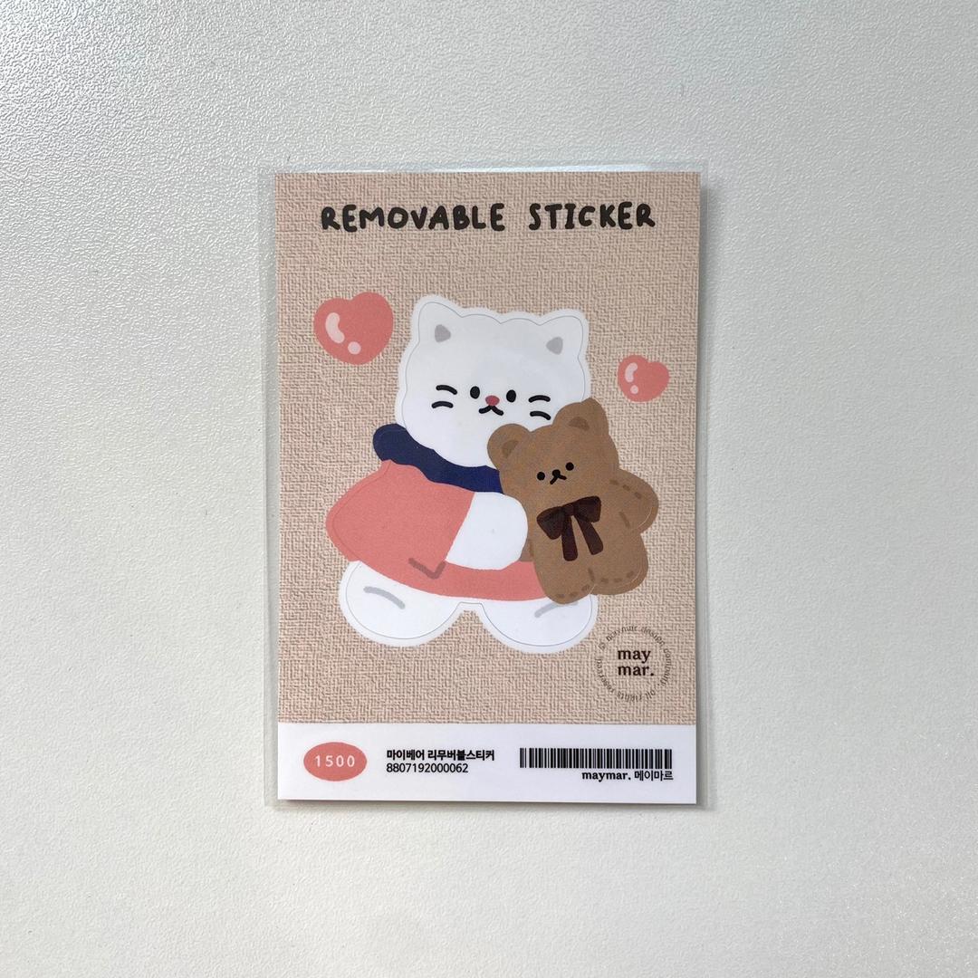 [메이마르] 마이베어 리무버블 스티커